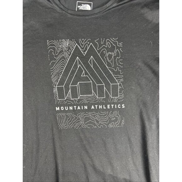 The North Face T Shirt Mens Medium Black Mountain Athletics Outdoors Athleisure - Picture 2 of 9